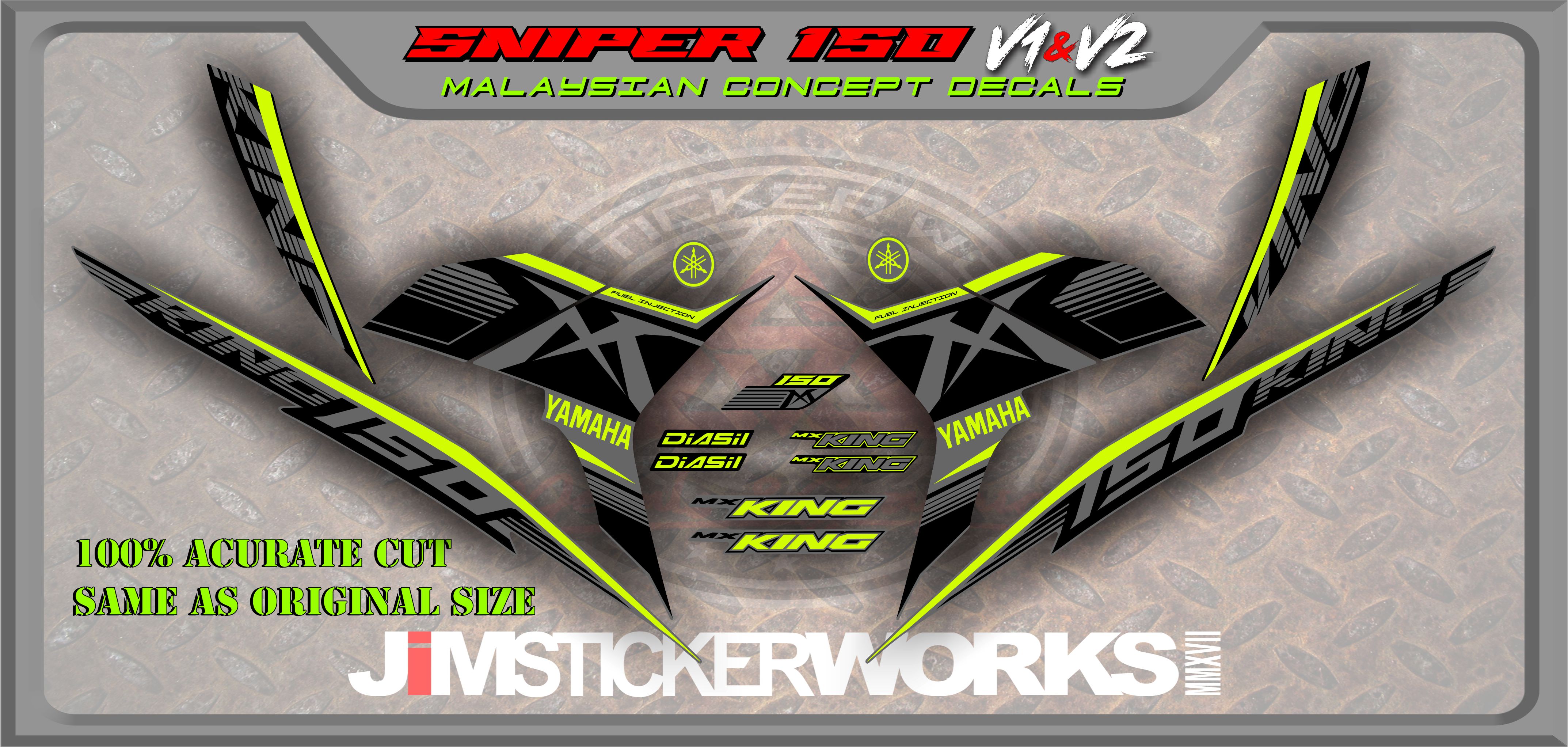 Sniper 150 Fi V2 And V1 Decals Malaysian Concept Lazada Ph