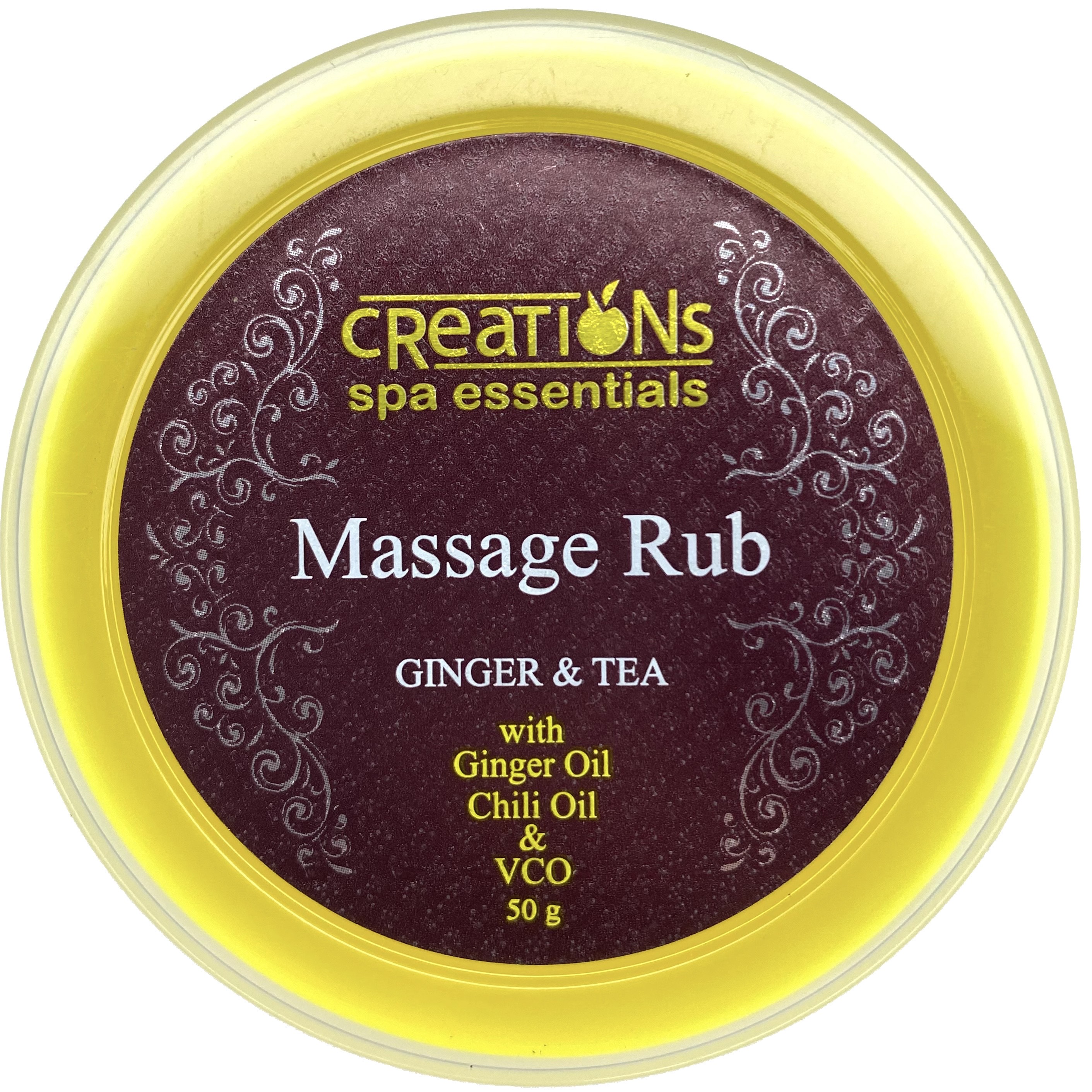 Original Creations Spa Essentials Massage Rub (50g)-Relaxing aroma