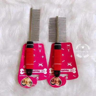 pet stainless grooming tool hair comb hair brush