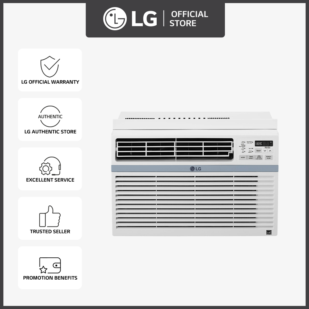 [SELLER LG 0.8 HP Window Type Aircon Noninverter LA080FC with Clean Filter Indicator