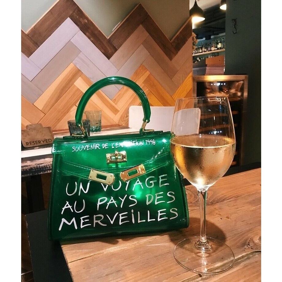 Un Voyage Au Pays Des Merveilles Jelly Bag Tote Handbag Shoulder Bag |  Lazada Ph