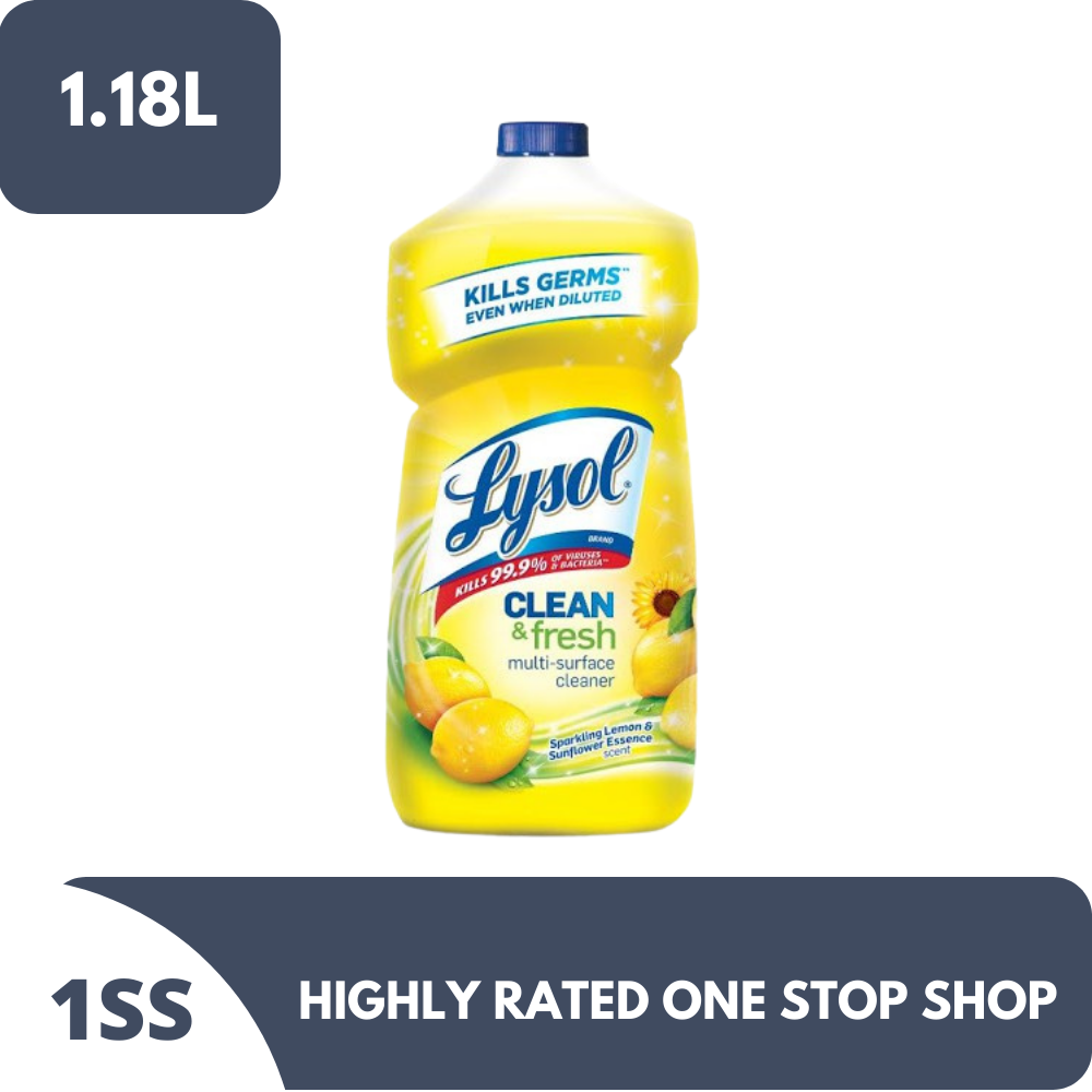 Lysol Clean & Fresh Multi Surface Cleaner Sparking Lemon & Sun Flower