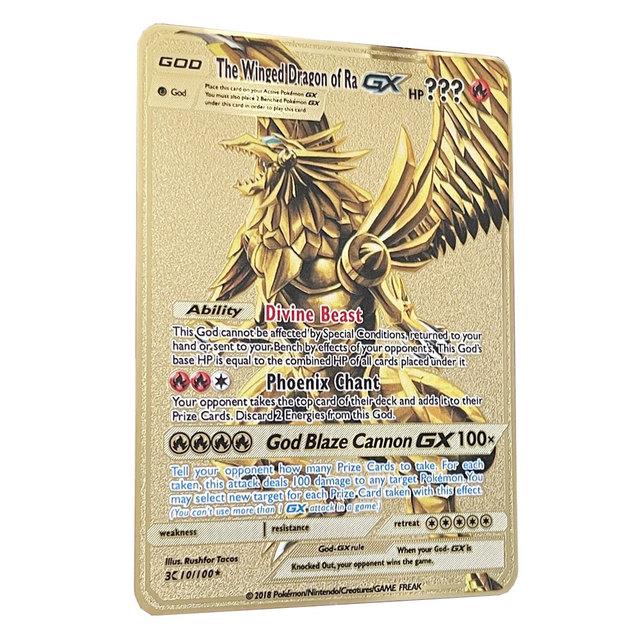 Rayquaza VMAX Gold Metal Card HP 3200