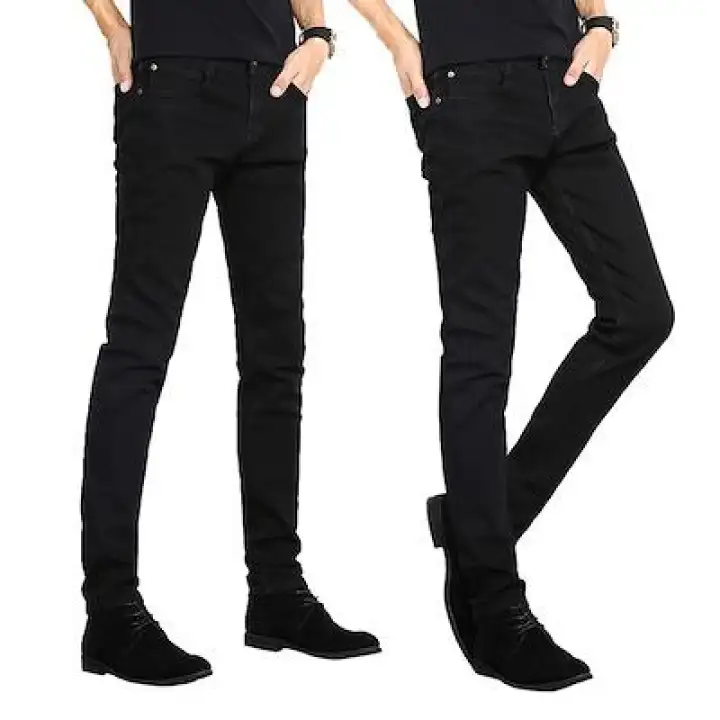 skinny black pants mens