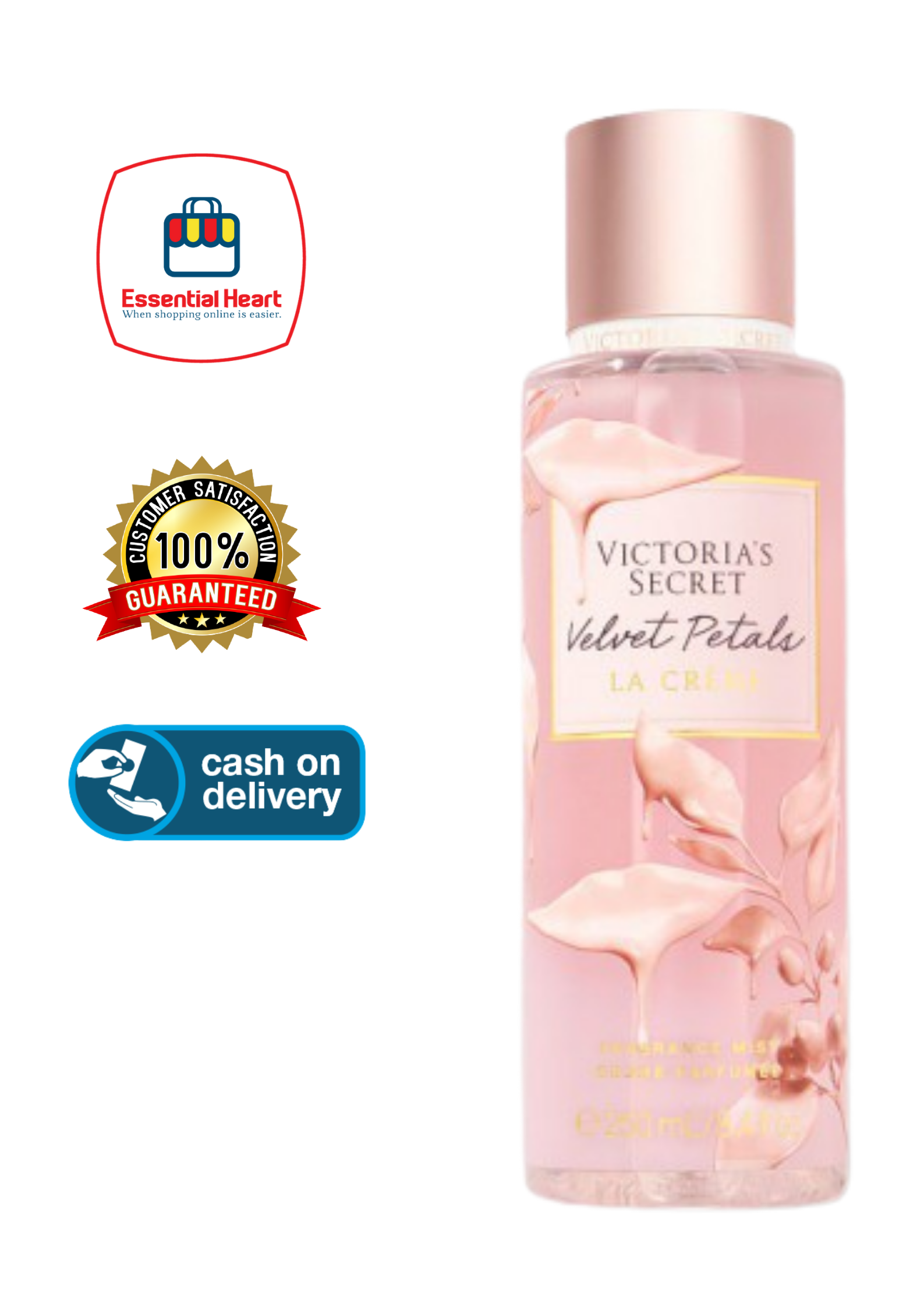 Victoria's Secret Fragrance Mist 8.4 oz & Fragrance Lotion 8oz (Velvet  Petals Luxe)