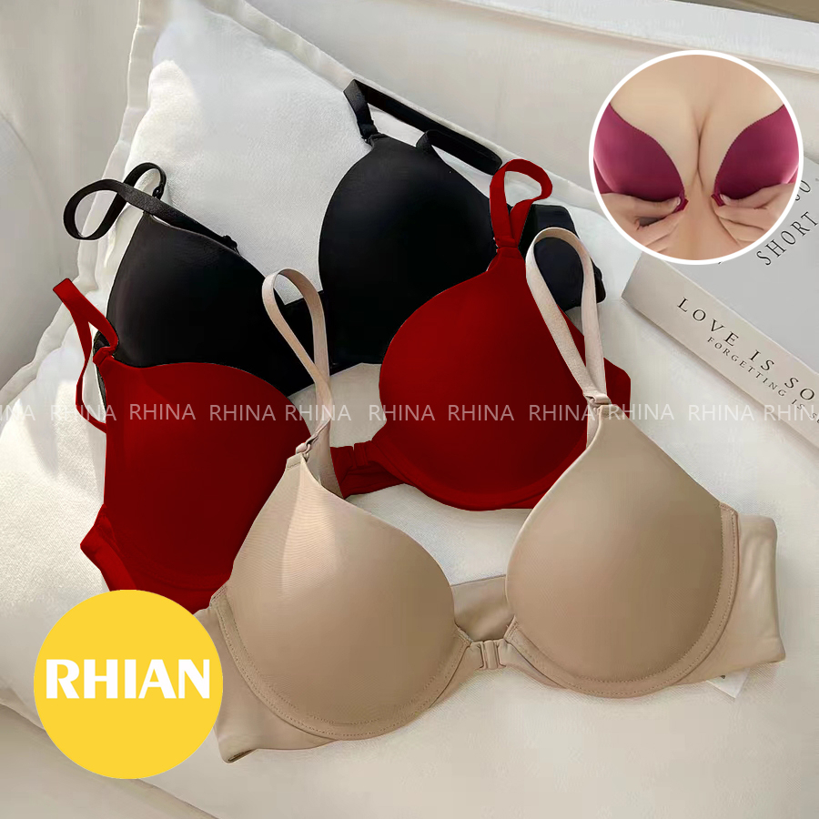 Rhian Front Clasped tshirt Bra sexy Underwear for Women plus size