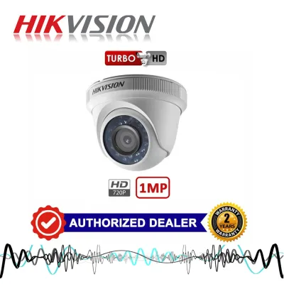 DS-2CE56C0T-IRPF 1MP (2.8mm lens) HIKVISION 720P 4in1 Dome Turbo HDTVI CCTV Camera Night Vision