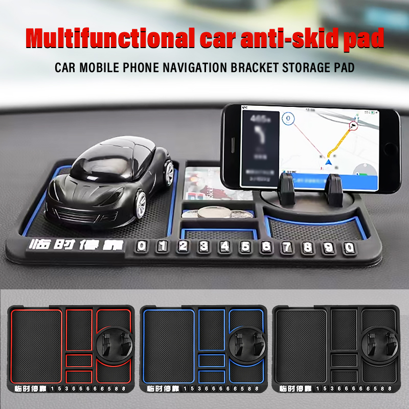 Car Dashboard Antislip Mat Mobile Phone Antislip Pad Car Phone Holder