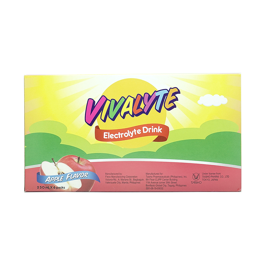 Vivalyte Electrolyte Drink 250mL Apple Flavor (per pack) Lazada PH