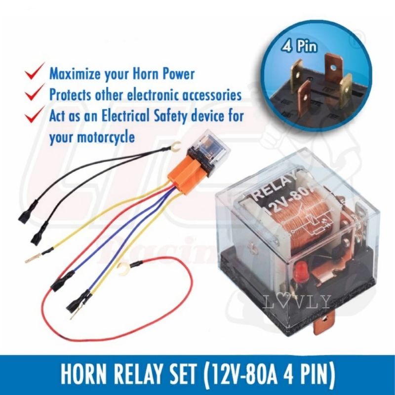 【Local】 Motorcycle Horn Relay set LTC Lazada PH