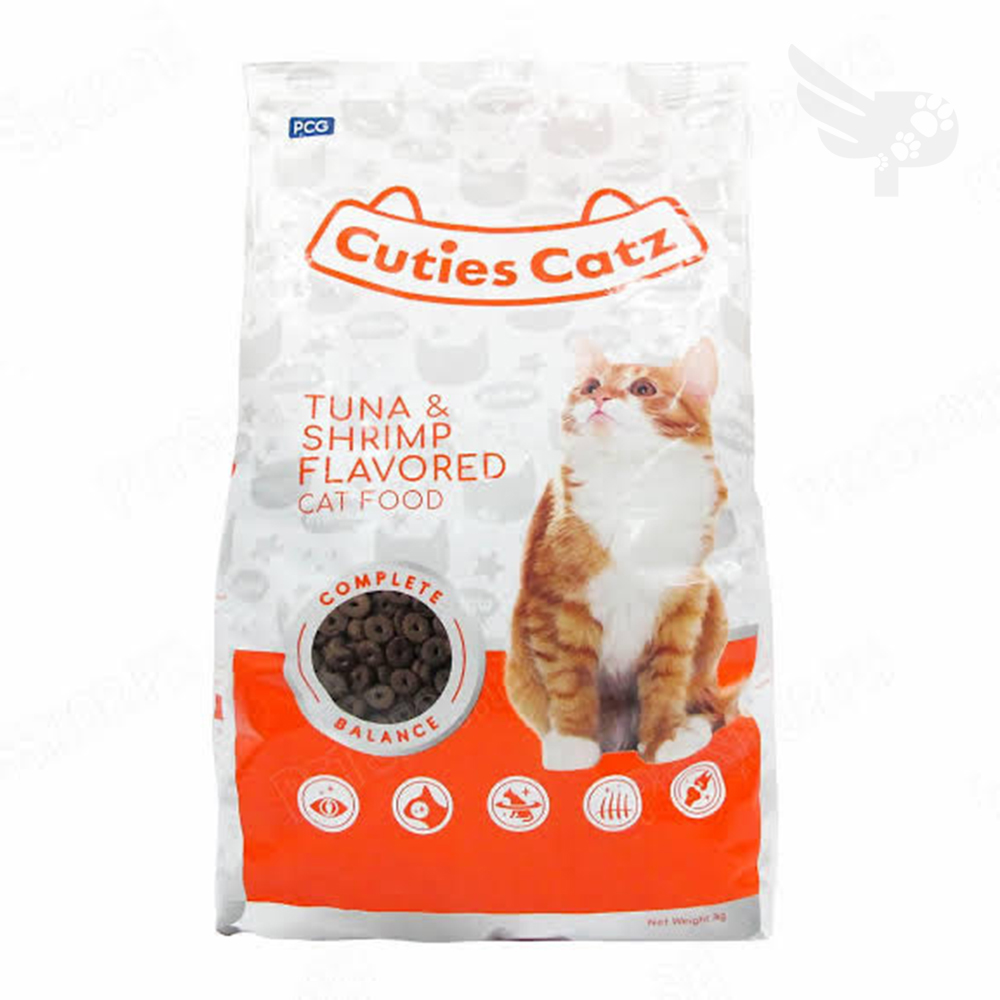CUTIES CATZ 1kg (TUNA & SHRIMP) - Dry Cat Food - Cat Food Philippines ...