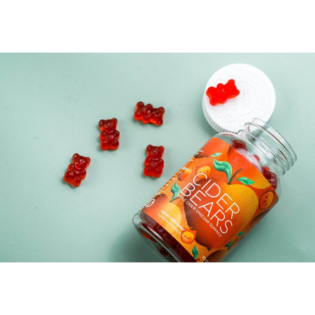 Cider Bears Apple Cider Vinegar Gummies 60 Counts Lazada PH