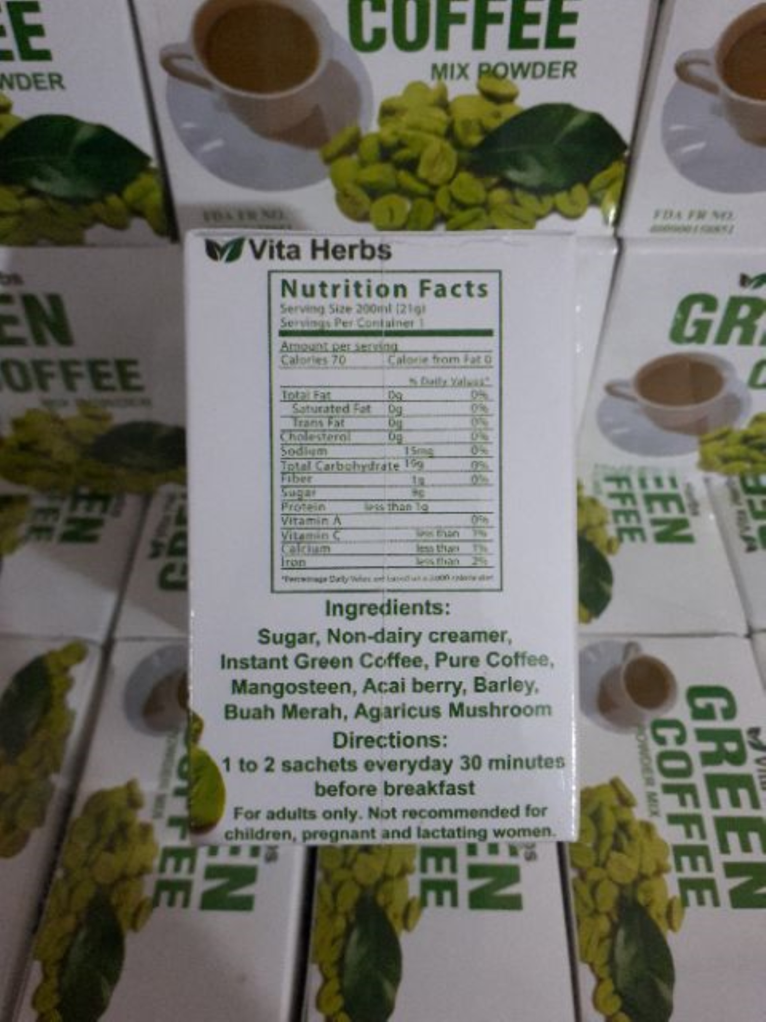 Zongzi is insect VITA HERBS GREEN COFFEE (ORIGINAL) Lazada PH