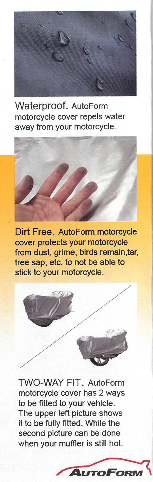 autoform motorcycle cover