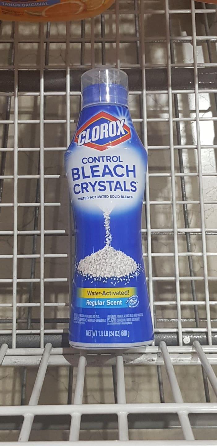 Clorox Control Bleach Crystals, Unscented, 24 oz Canister review and price