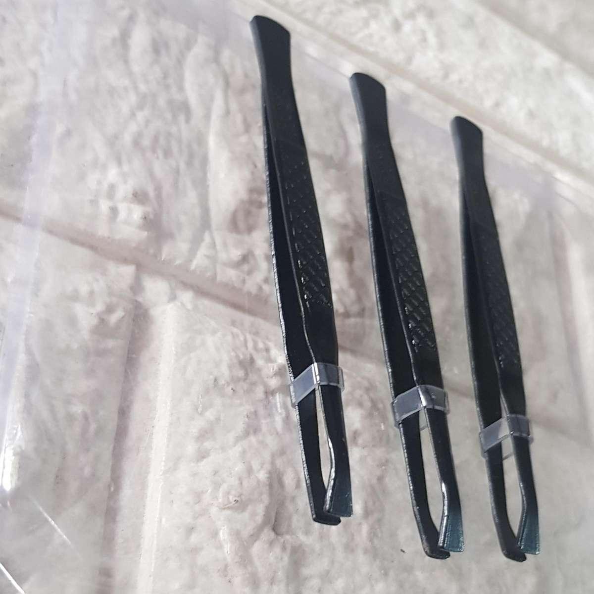 Tweezer for eyelash or armpit hair (pambunot ng kilay) ( 3pcs ) Lazada