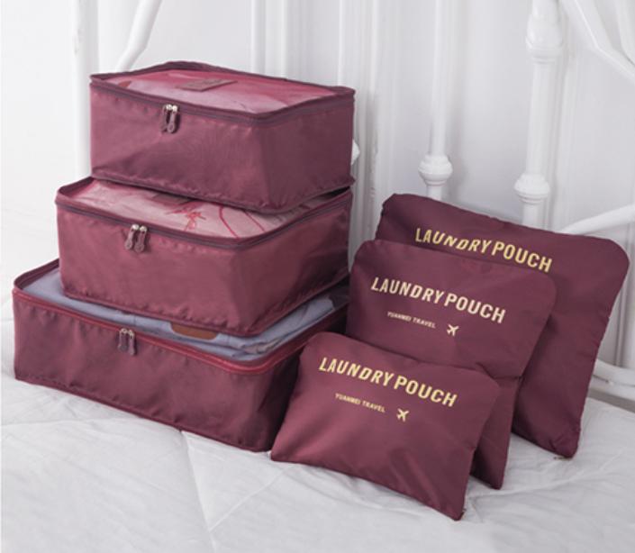 Adventurers 6 in 1 Secret Pouch Travel Organizer Set (Red) review and price