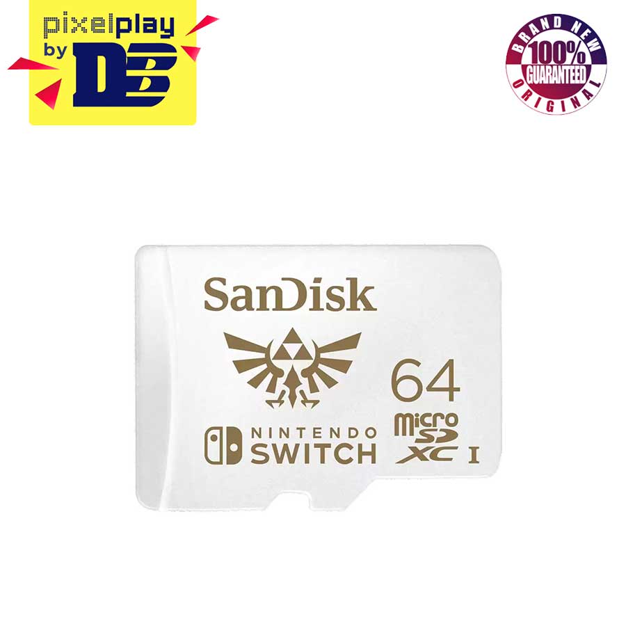 SanDisk 64GB MICROSDXC UHS1 For Nintendo Switch (SDSQXAT064GGN3ZN