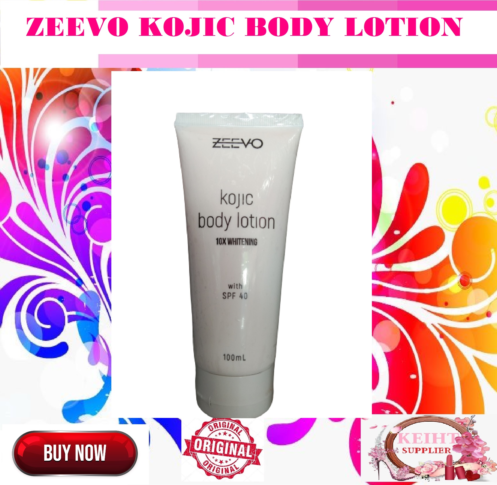 ZEEVO KOJIC Body Lotion Whitening Lotion Extra Repair Korean Effect