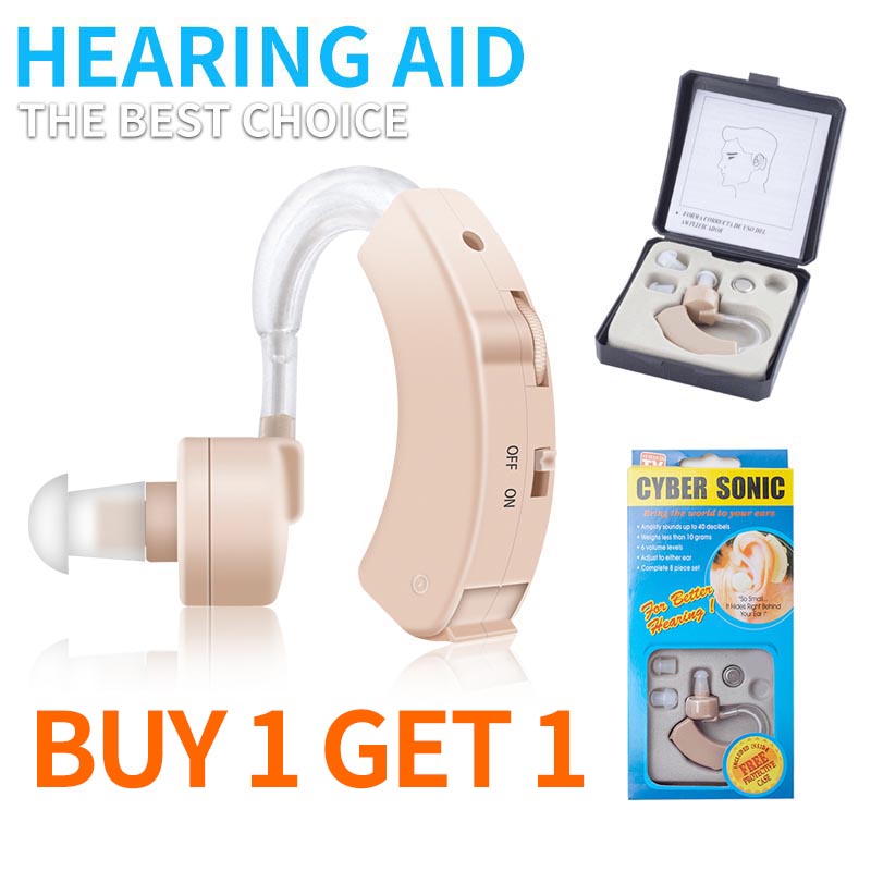 【Buy 1 get 1】Original Kingdo Sonic Hearing Aid Personal Sound Amplifier