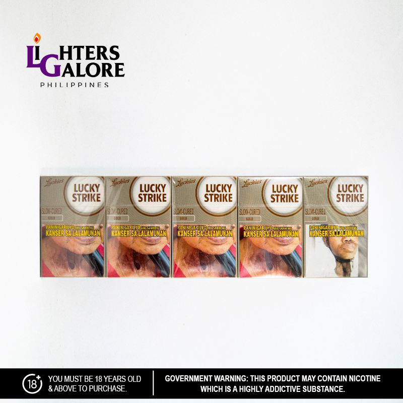 Lighters Galore LUCKY STRIKE GOLD (REAM) Lazada PH