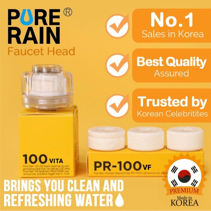 PURERAIN FAUCET HEAD (1pc) with REFILLING FAUCET FILTER (3pcs) Lazada PH