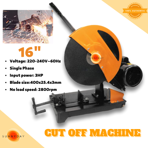 Heavy Duty Cut Off Machine 16" with motor 3HP Single Phase Lazada PH