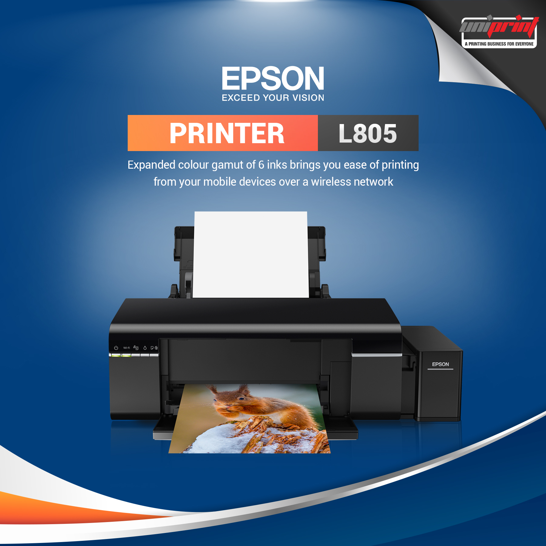 epson l805 network setup