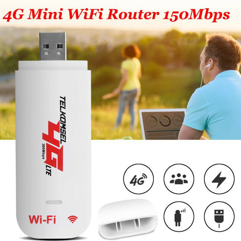 Bảng giá Unlocked 4G Router LTE WIFI Wireless USB Dongle Broadband Modem 150 Mbps Portable Car WIFI Router Hotspot Phong Vũ