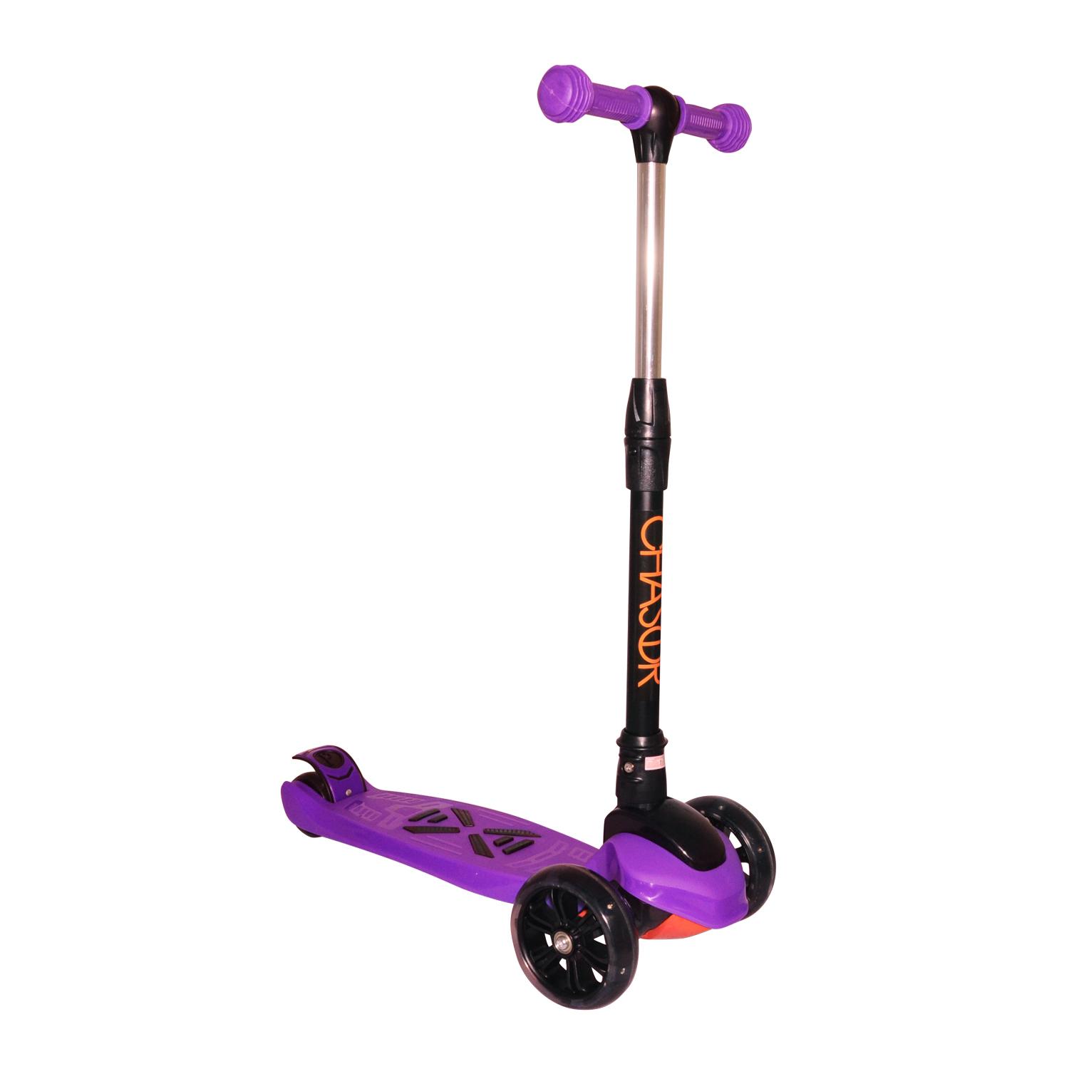 purple kids scooter