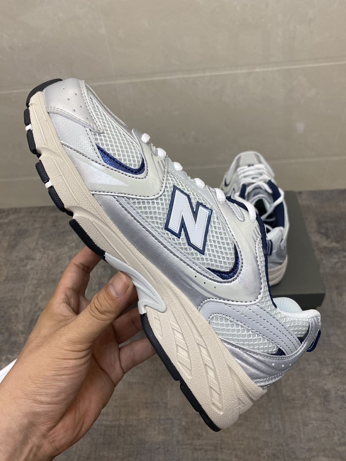 New balance casual running shoes mr530 grey silver Lazada PH