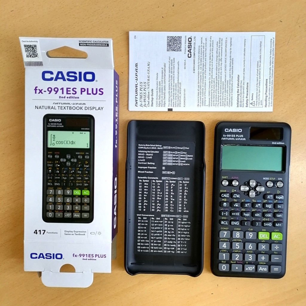 100 Original Casio FX991ES Plus Scientific Calculator Classwiz (FX 991