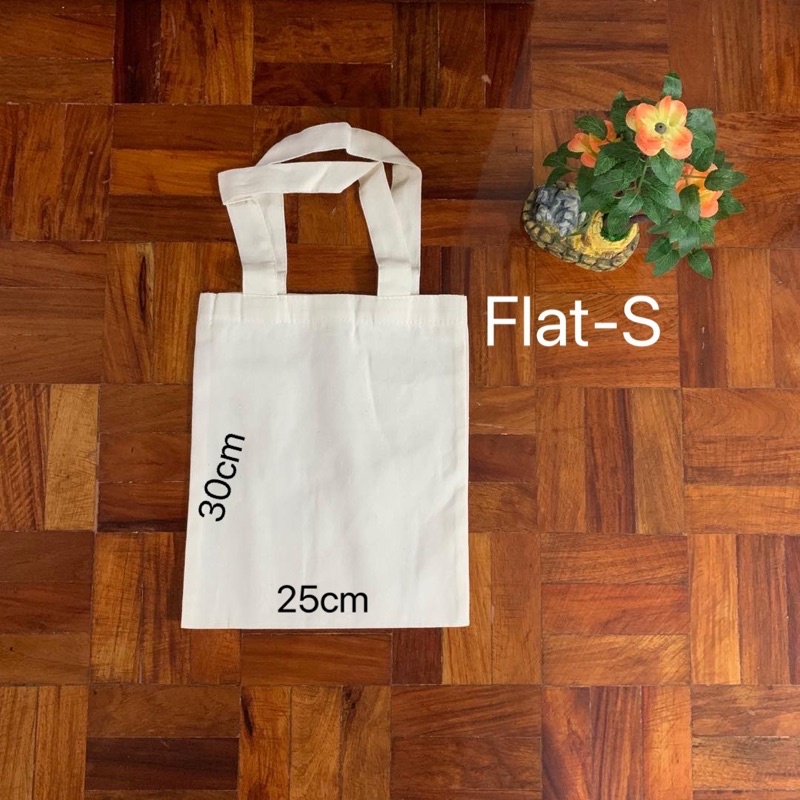 1pc Canvas Tote bag(Katsa bag)(Flat bag)(Eco bag)Plain white Lazada PH