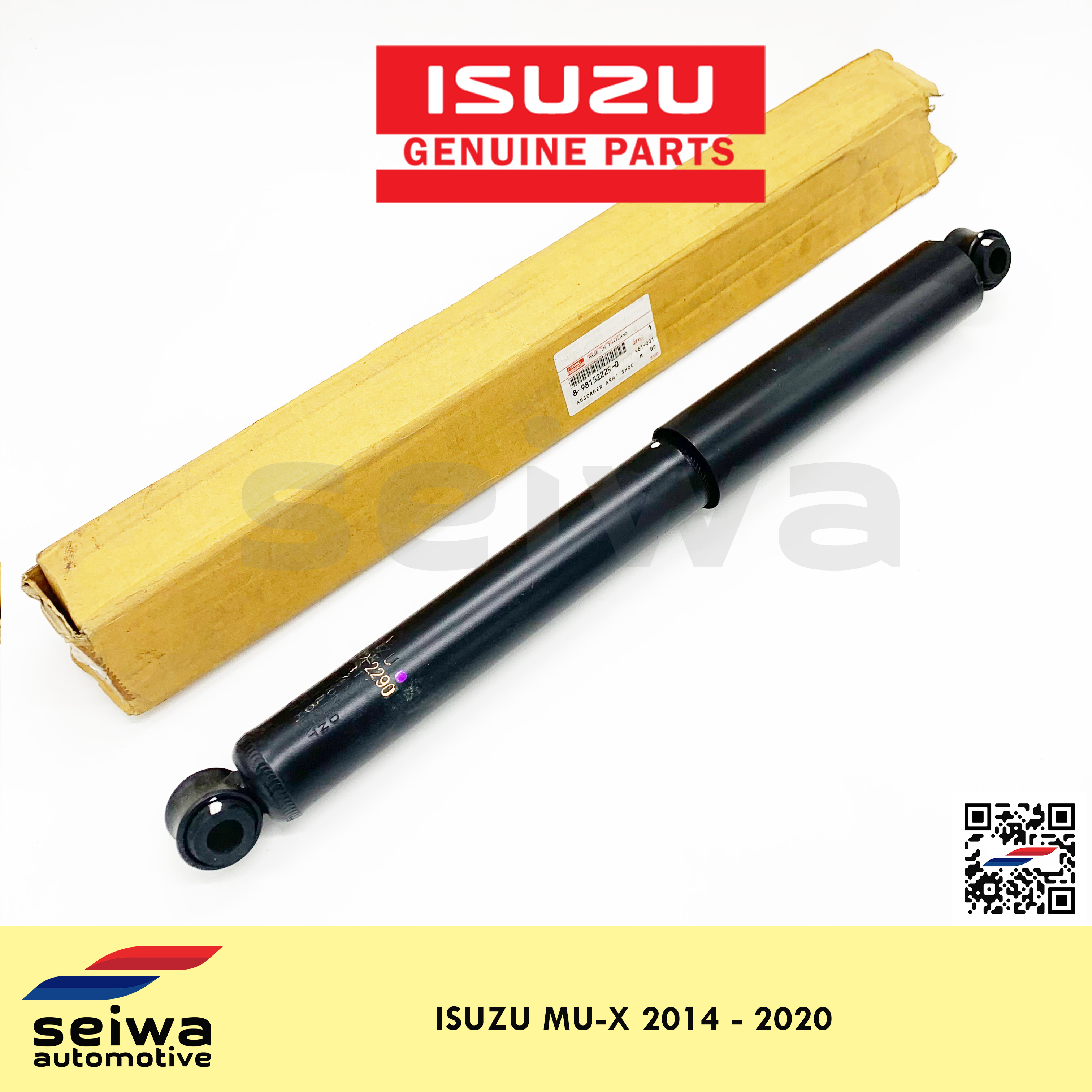 [2014 - 2020] Isuzu MUX Shock Absorber Rear (1 PIECE) - Genuine Isuzu ...