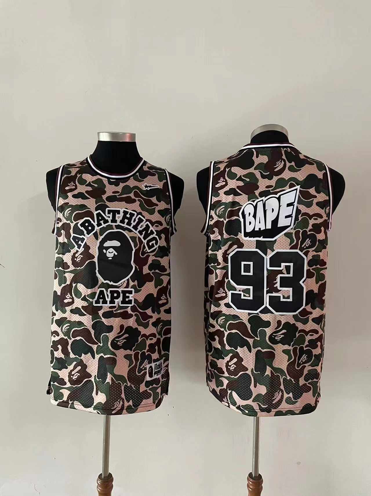 Bape 93 Blue Camo Basket ball Jersey – CommonGround12