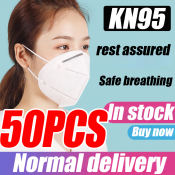50pcs KN95 Face Mask Mmedical Mask from Japan KN95 Mask Washable Original for Adult KN95 Dust Proof Mask KN95 Complete Dust Proof Case Dust Proof Mask