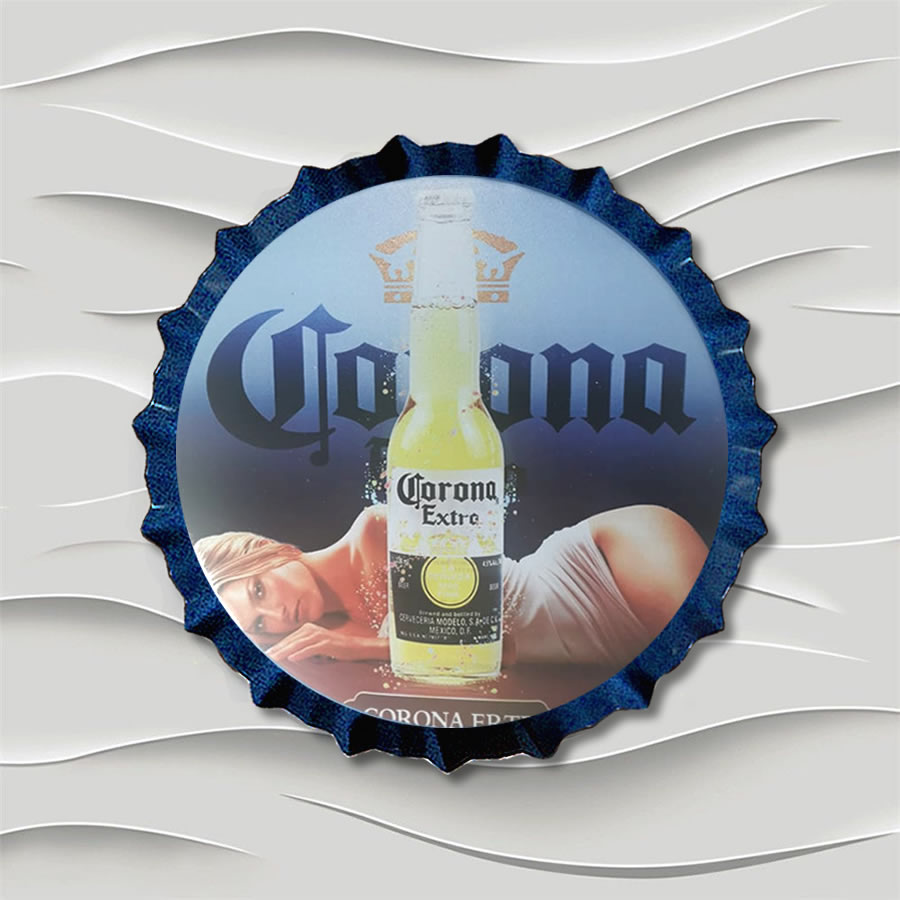 Creative Rustic Vintage Beer Bottle Cap Wall Decor 35cm Lazada PH