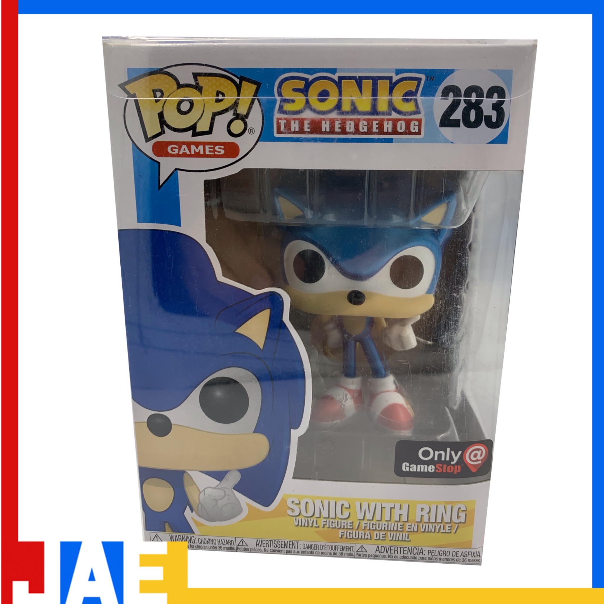 Funko Pop Games Sonic with ring METALLIC #283 Sonic The Hedgehog ...