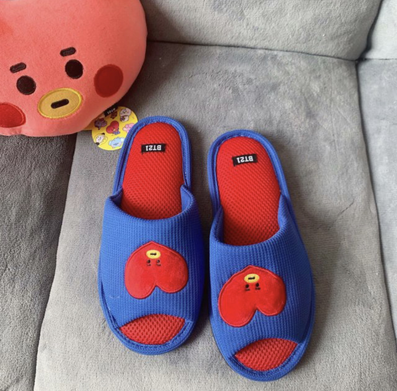 Korean BTS Mesh Indoor Slippers NEW DESIGN *** ON HAND *** free SIZE Lazada PH