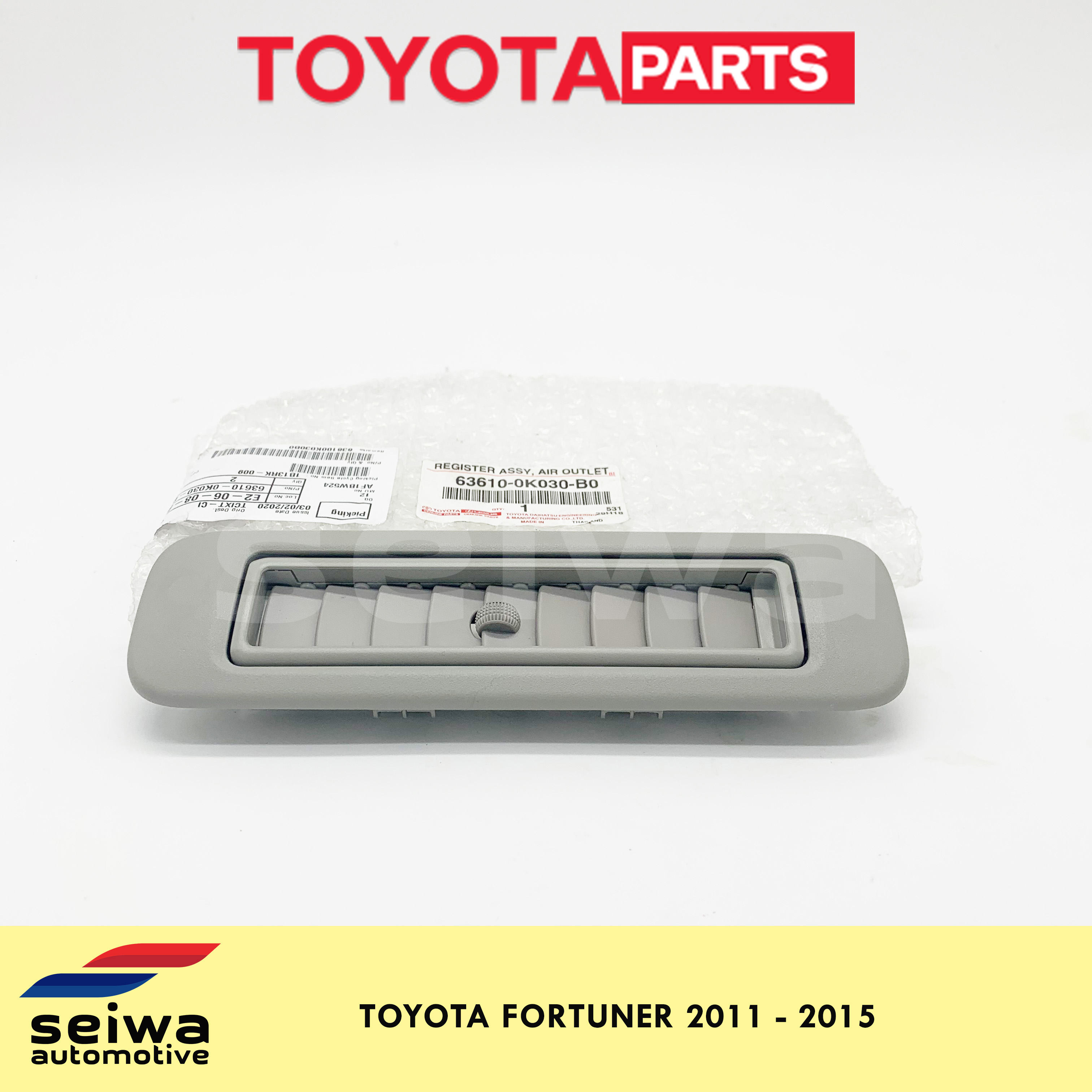 [2011 2015] Toyota Fortuner Aircon Vent Grey Toyota Fortuner Aircon
