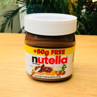 Nutella Ferrero Hazelnut Spread with Cocoa Net Weight 350g + 50g FREE (400g)