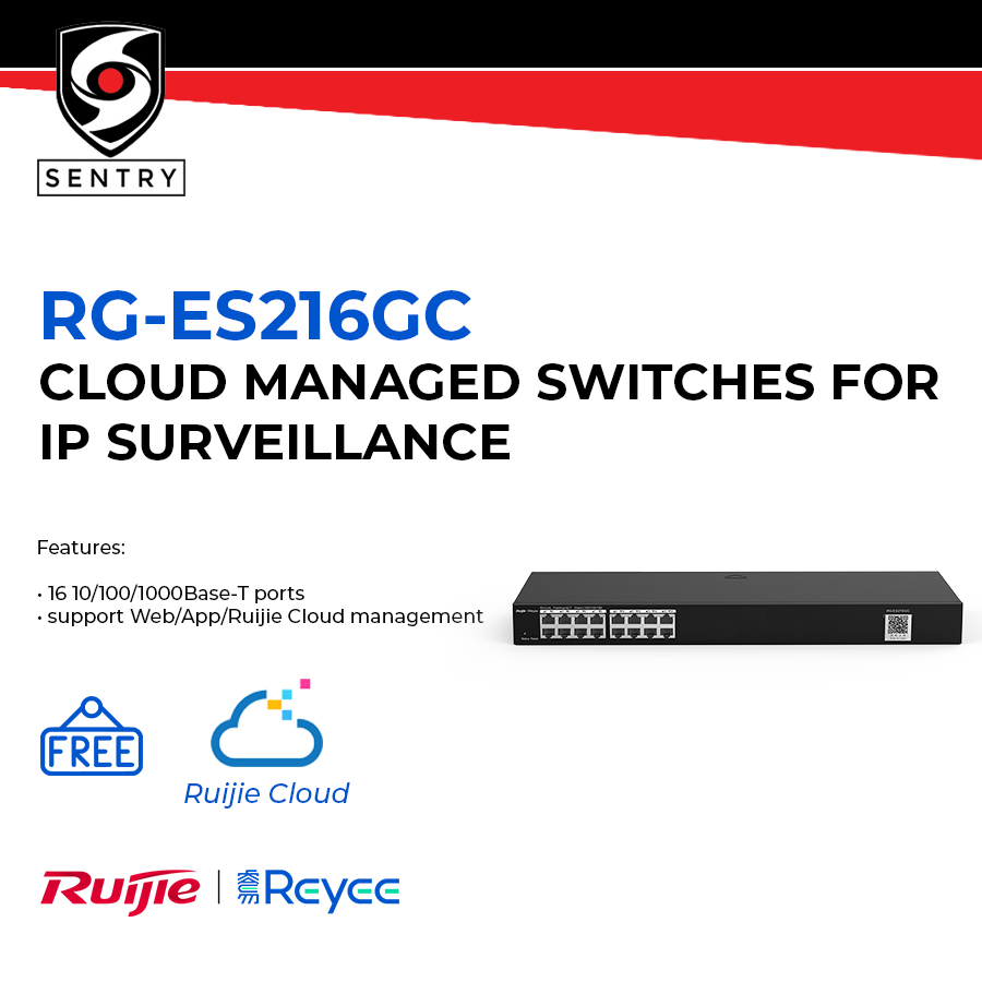 Cloud Managed Switch for IP surveillance