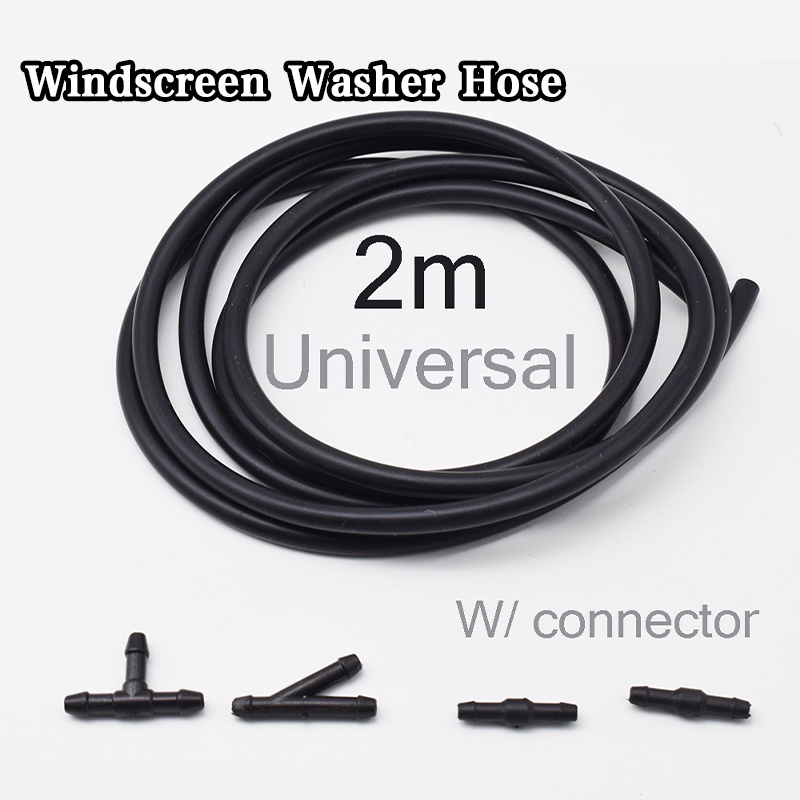 2m Car Windscreen Washer Hose Wiper Cleaning Nozzle Pipe Windscreen