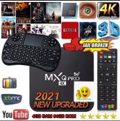 MX Q Pro 4K 5G TV Box with Wireless Keyboard