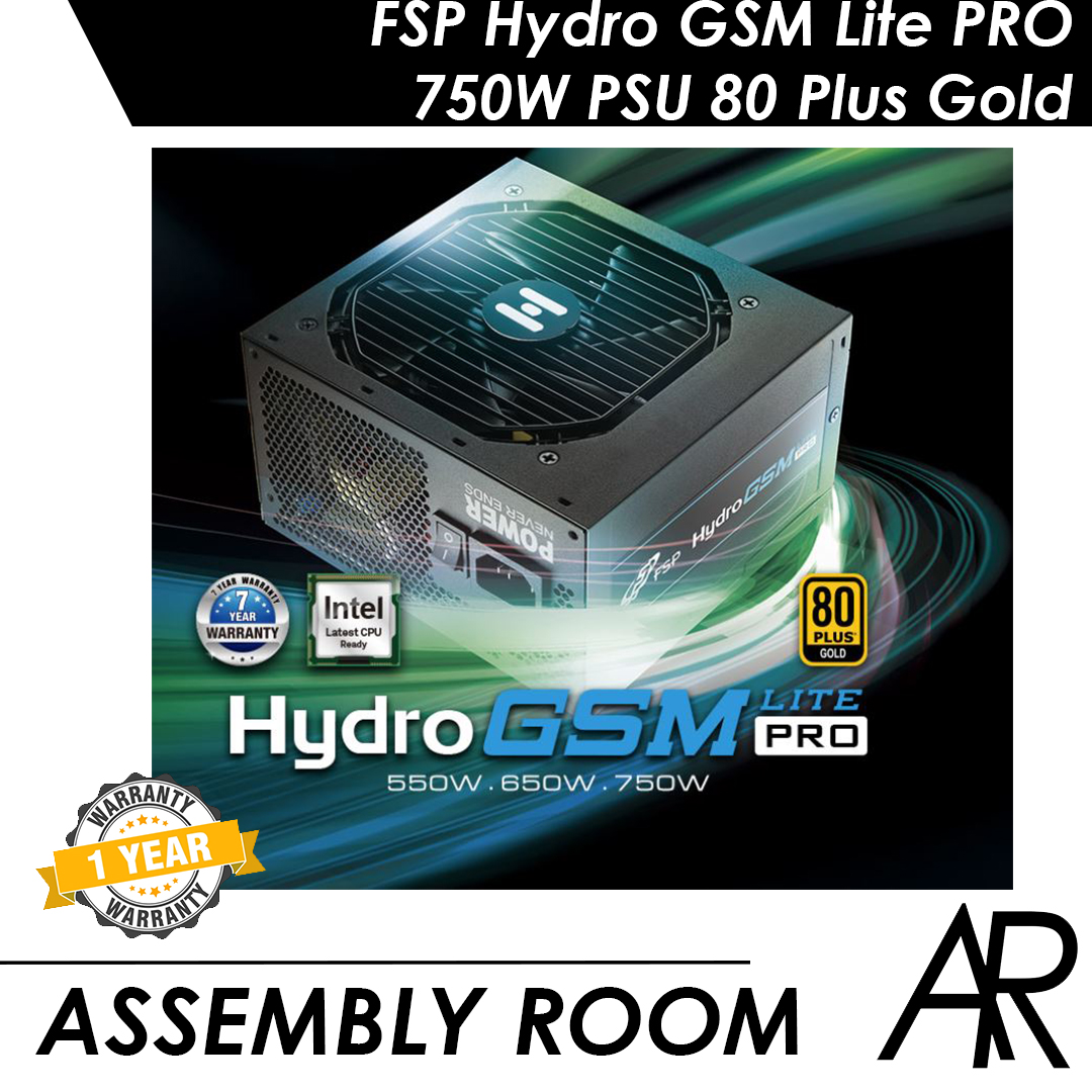 FSP Hydro GSM Lite PRO 750W Power Supply Unit PSU Semi