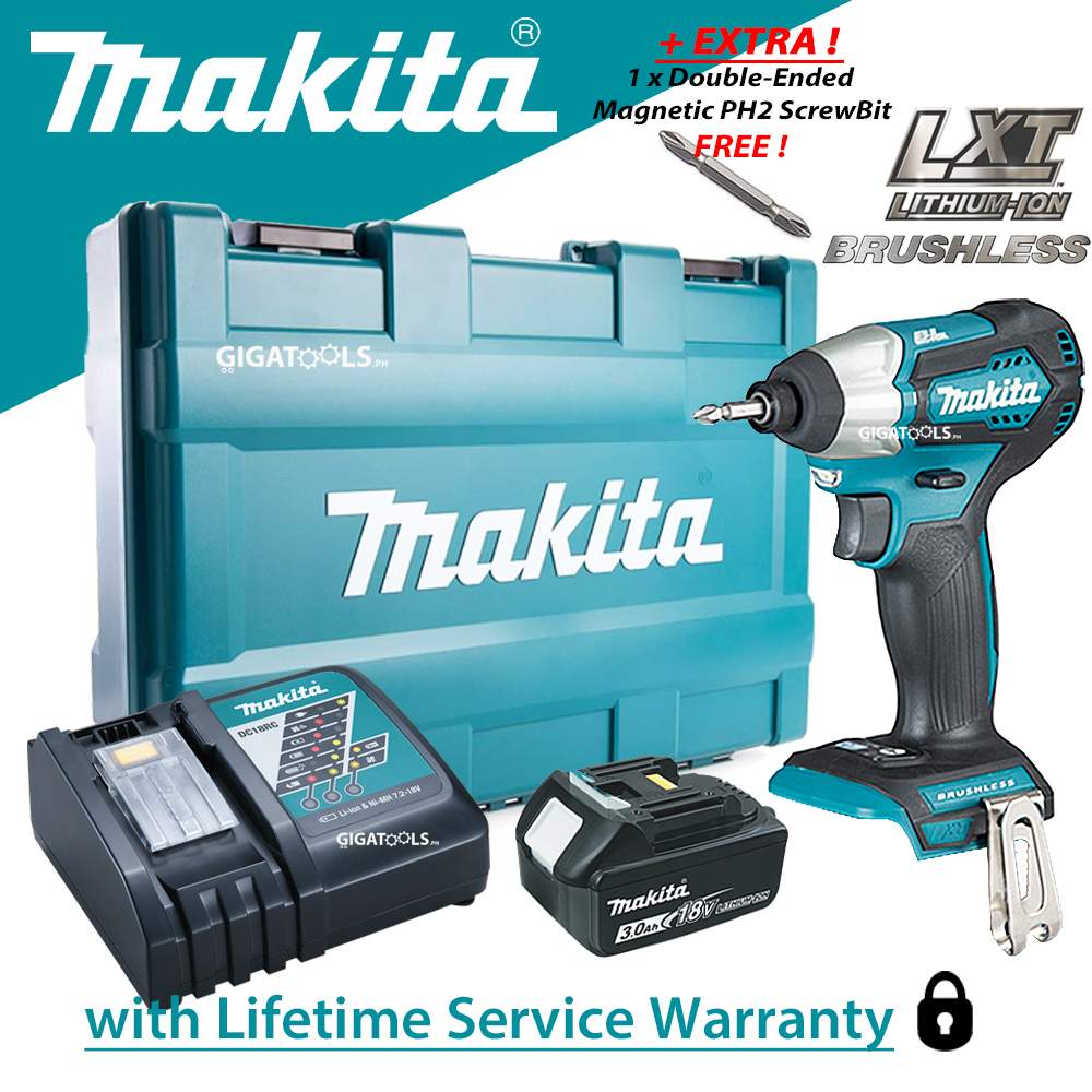 Makita Dtd155rf Cordless Impact Driver 18v Lxt With Brushless Dc Motor