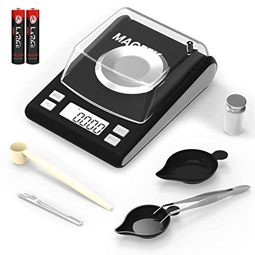 Weightman Espresso Scale with Timer Gram Scale 1000 x 0.1g with 600ml Silicone Bowl Coffee Scale Small Pocket Scale with Batteries Scales Digital Weight Grams with Stainless Steels Weighting Pan