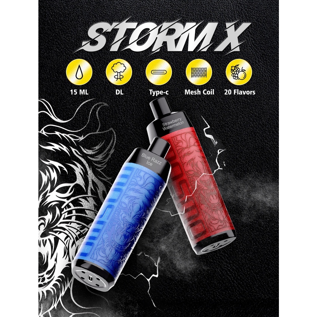 119 ONLY hot STORM X MOSMO 5000 PUFFS Lazada PH
