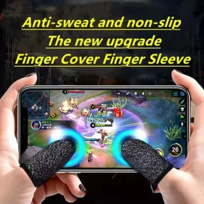 Mobile Club Wasp Finger Sleeve 2 Mobile Phone Gaming Sweat-Proof Finger Cover Finger Sleeve Finger Gloves for PUBG Call of duty Peace Elite Game profession Occupation Touch Screen Thumb Gamepad