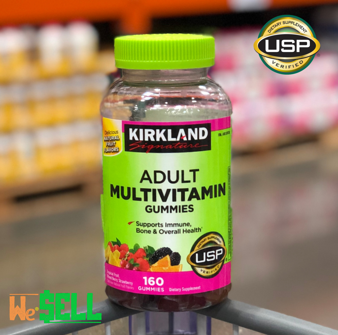 Kirkland Signature Adult Multivitamin Gummies 160 Gummies Multivitamins